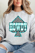 Howdy Checkered Spade Unisex NuBlend Crew Sweatshirt