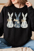 Indigo Bunny Trio Unisex NuBlend Crew Sweatshirt