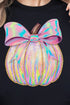 Iridescent Bow Pumpkin Unisex NuBlend Crew Sweatshirt