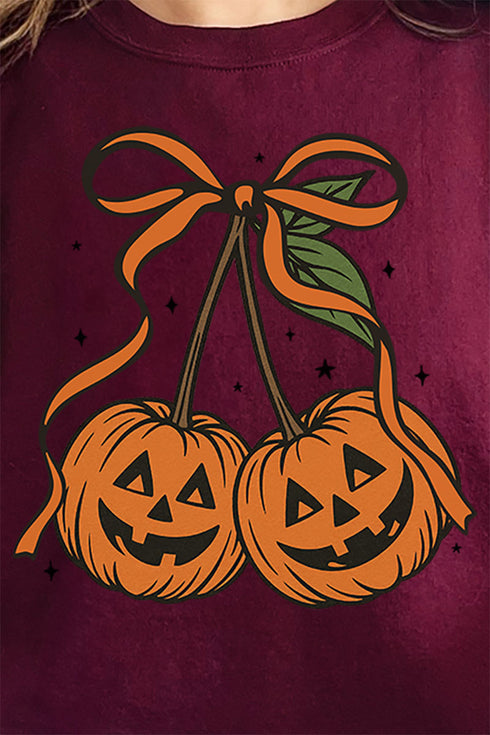 Jack-O'-Lantern Cherries Unisex NuBlend Crew Sweatshirt