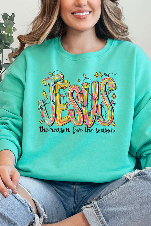 Jesus Is The Reason For The Season Unisex NuBlend Crew Sweatshirt