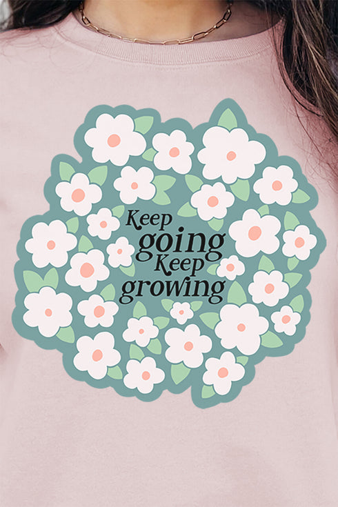 Keep Going Keep Growing Unisex NuBlend Crew Sweatshirt
