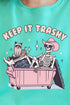 Keep It Trashy Skeleton Unisex NuBlend Crew Sweatshirt