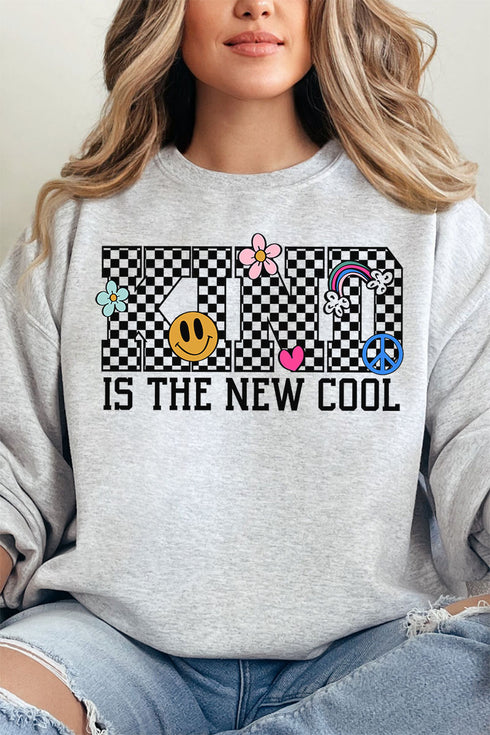 Kind Is The New Cool Unisex NuBlend Crew Sweatshirt