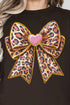 Leopard Love Bow Unisex NuBlend Crew Sweatshirt