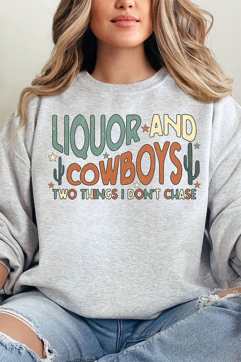 Liquor & Cowboys Unisex NuBlend Crew Sweatshirt