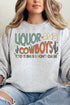 Liquor & Cowboys Unisex NuBlend Crew Sweatshirt