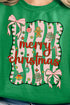 Merry Christmas Doodle Coquette Unisex NuBlend Crew Sweatshirt