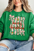 Merry Christmas Doodle Coquette Unisex NuBlend Crew Sweatshirt