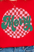 Merry Retro Check Unisex NuBlend Crew Sweatshirt