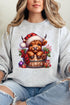 Mooey Christmas Bucket Unisex NuBlend Crew Sweatshirt