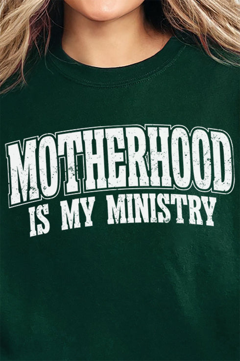 Motherhood Is My Ministry Unisex NuBlend Crew Sweatshirt
