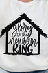 Nativity Glory To The Newborn King Unisex NuBlend Crew Sweatshirt