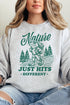 Nature Hits Different Unisex NuBlend Crew Sweatshirt
