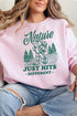 Nature Hits Different Unisex NuBlend Crew Sweatshirt