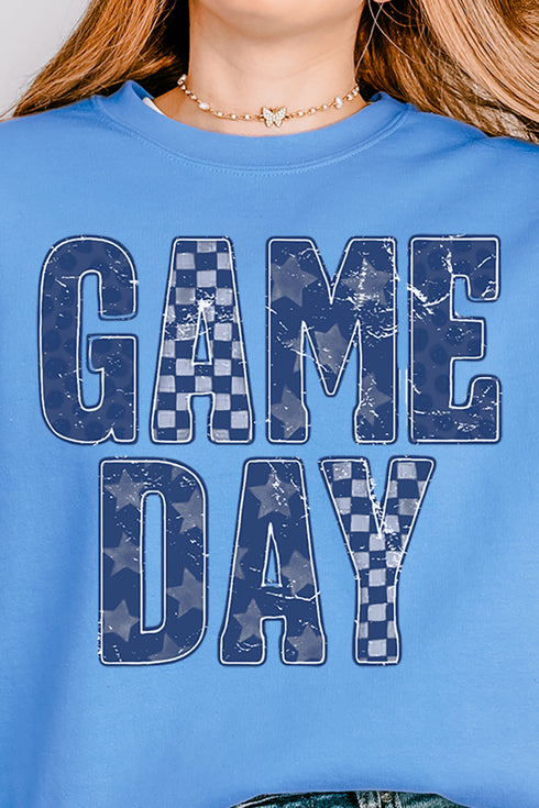 Navy Starry Game Day Unisex NuBlend Crew Sweatshirt
