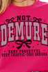 Not Demure Very Distracted Unisex NuBlend Crew Sweatshirt