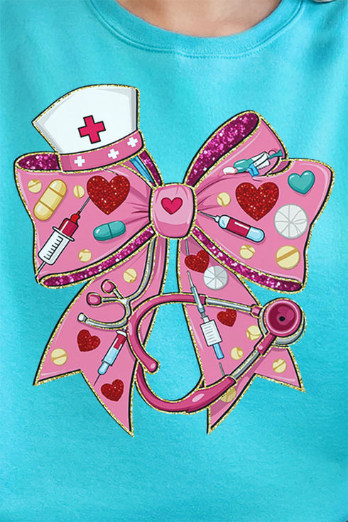 Nurse At Heart Unisex NuBlend Crew Sweatshirt