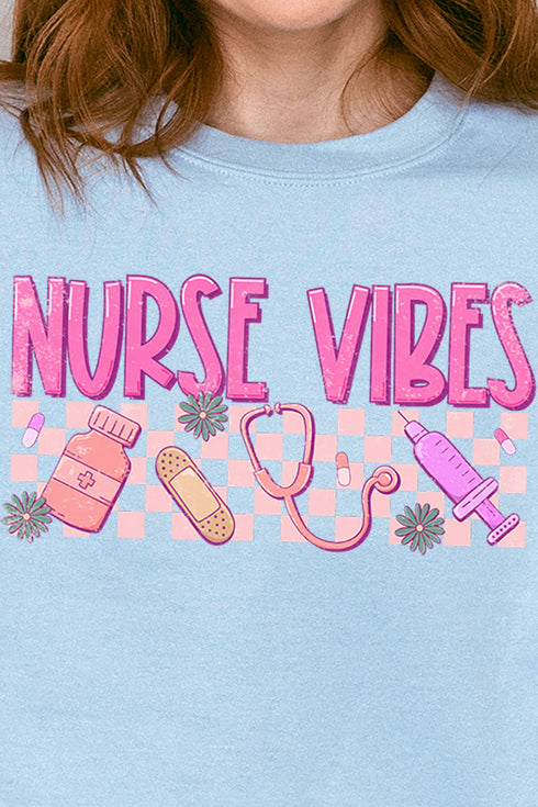Nurse Vibes Unisex NuBlend Crew Sweatshirt