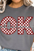 Oklahoma Checkered Unisex NuBlend Crew Sweatshirt