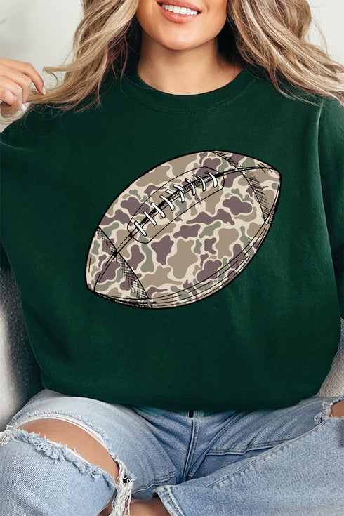 Old School Camo Football Unisex NuBlend Crew Sweatshirt