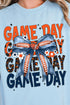 Orange & Blue Stacked Gameday Unisex NuBlend Crew Sweatshirt