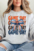 Orange & Blue Stacked Gameday Unisex NuBlend Crew Sweatshirt