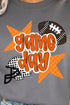 Orange Football Fever Unisex NuBlend Crew Sweatshirt
