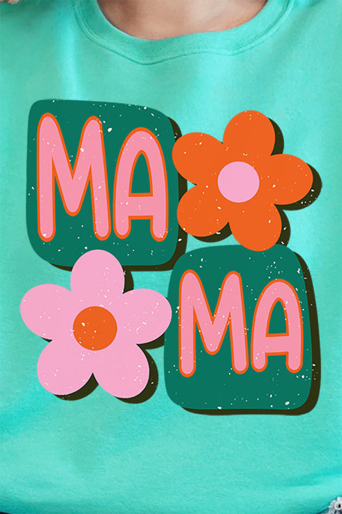 Orange Groovy Mama Unisex NuBlend Crew Sweatshirt
