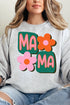 Orange Groovy Mama Unisex NuBlend Crew Sweatshirt