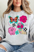 Butterfly Outlaw Girly Unisex NuBlend Crew Sweatshirt