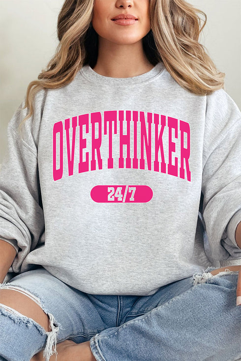 Overthinker 24/7 Unisex NuBlend Crew Sweatshirt