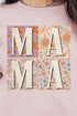Patchwork Floral Mama Unisex NuBlend Crew Sweatshirt