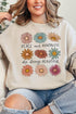 Peace and Kindness Daisy Unisex NuBlend Crew Sweatshirt