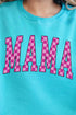 Pink Checkered Mama Unisex NuBlend Crew Sweatshirt