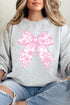 Pink Chinoiserie Coquette Bow Unisex NuBlend Crew Sweatshirt