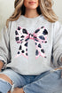 Pink Cow Coquette Bow Unisex NuBlend Crew Sweatshirt