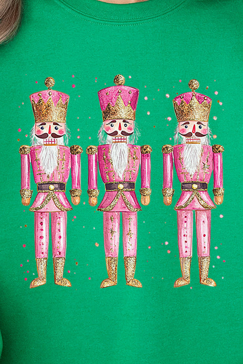 Pink Jolly Nutcracker Unisex NuBlend Crew Sweatshirt
