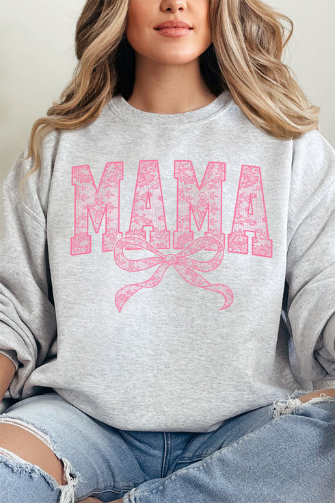 Pink Lace Mama Unisex NuBlend Crew Sweatshirt