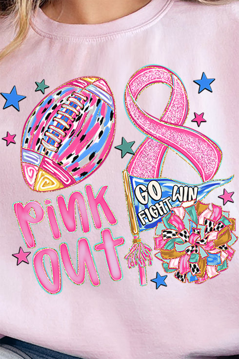 Pink Out Ribbon Doodle Unisex NuBlend Crew Sweatshirt