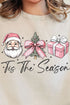 Pink Tis The Season Unisex NuBlend Crew Sweatshirt