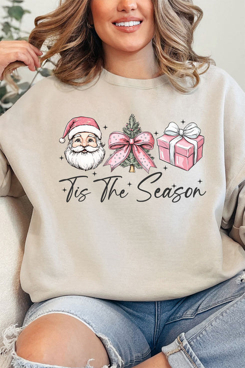 Pink Tis The Season Unisex NuBlend Crew Sweatshirt