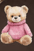 Pink Vintage Teddy Bear Unisex NuBlend Crew Sweatshirt