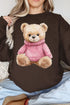Pink Vintage Teddy Bear Unisex NuBlend Crew Sweatshirt