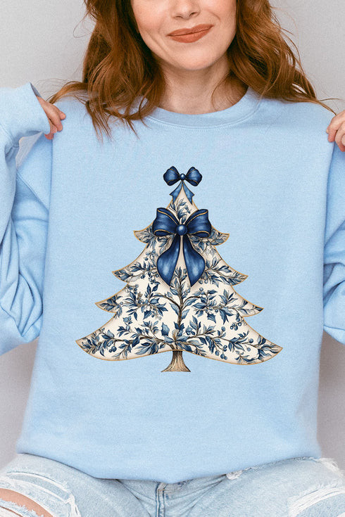 Porcelain Petals Tree Unisex NuBlend Crew Sweatshirt