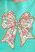 Preppy Blossom Bow Unisex NuBlend Crew Sweatshirt