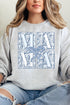 Preppy Blue Mama Unisex NuBlend Crew Sweatshirt