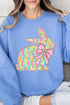 Preppy Brushed Bunny Unisex NuBlend Crew Sweatshirt