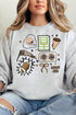 Preppy Game Day Doodle Unisex NuBlend Crew Sweatshirt