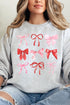 Preppy Valentine Bows Unisex NuBlend Crew Sweatshirt
